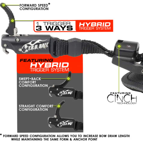 T.R.U. Ball® Short-N-Sweet’R Hybrid Bow Release