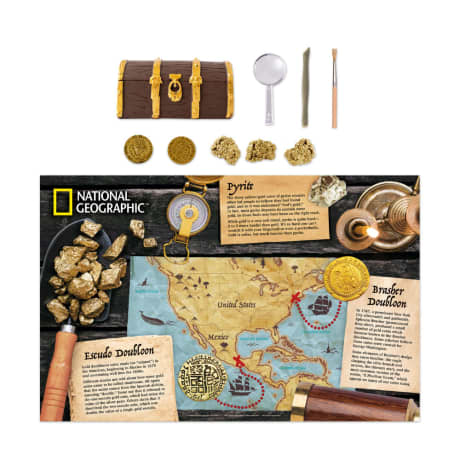National Geographic® Gold Doubloon Dig Kit