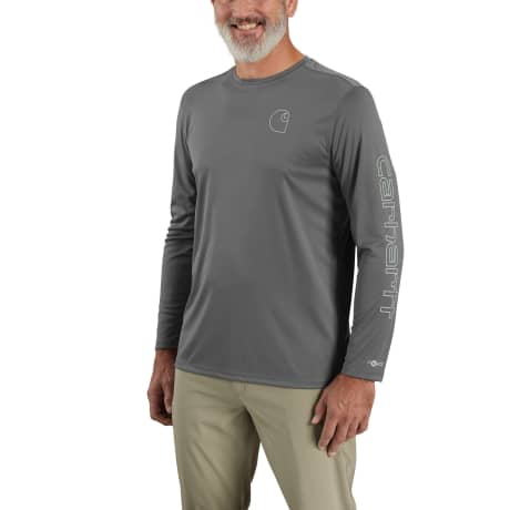 Carhartt® Men’s Force Sun Defender™ Lightweight Long-Sleeve Logo Graphic T-Shirt