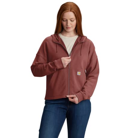 Carhartt® Women's TENCEL™ Fiber Series Loose Fit Full-Zip Sweatshirt