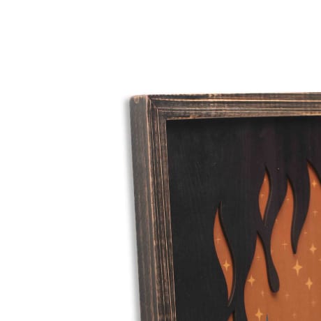 Open Road's Campfire & Mountain Scene Layered Framed Wood Wall Decor