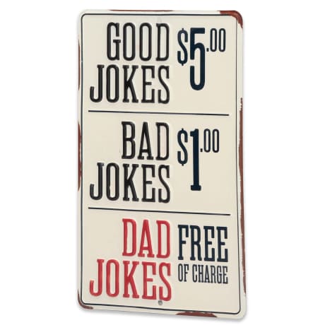 Open Road's Dad Jokes Metal Wall Decor
