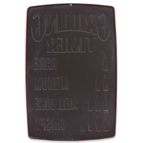 Open Road's Grilling Timer Embossed Metal Wall Decor