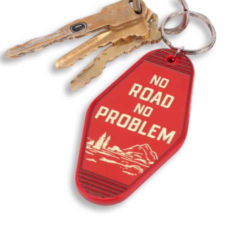 Open Road's No Road No Problem Keychain