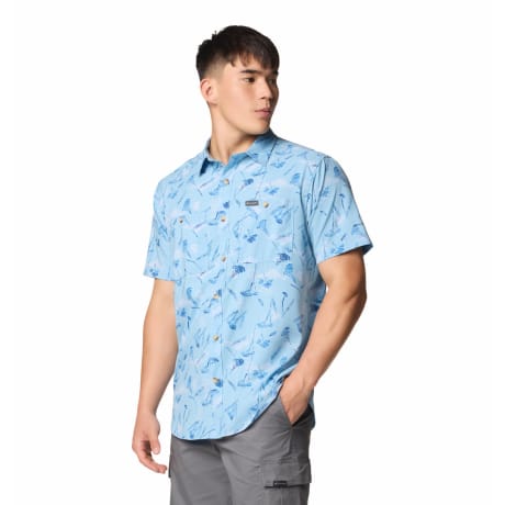 Columbia® Men's Utilizer™ Printed Woven Short Sleeve
