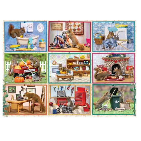 Cobble Hill Squirrels at Home Puzzle - 1000 Pieces
