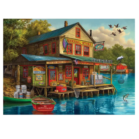 Cobble Hill Beer and Bait Puzzle - 1000 Pieces