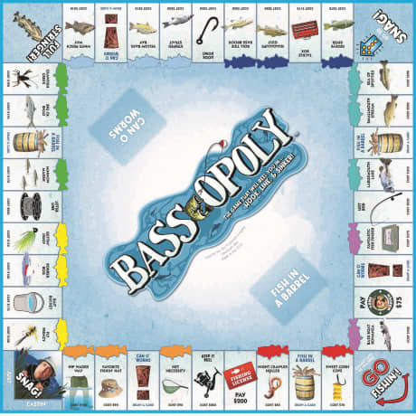 Bass-Opoly Board Game