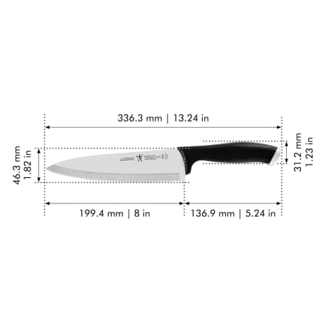 Henckels® Forged Silvercap Elite 8” Chef’s Knife