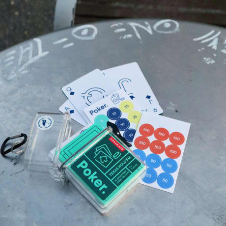 Kikkerland Poker Travel Game
