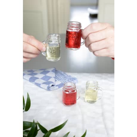 Kikkerland Mason Jar Shot Glasses