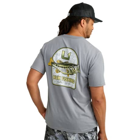 Huk® Men's KC Badge Bass Graphic T-Shirt