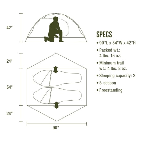 Ascend® Viewpoint 2 Two-Person Dome Tent