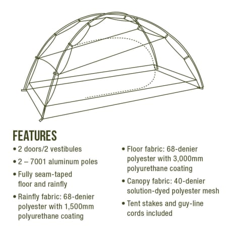 Ascend® Viewpoint 3 Three-Person Dome Tent