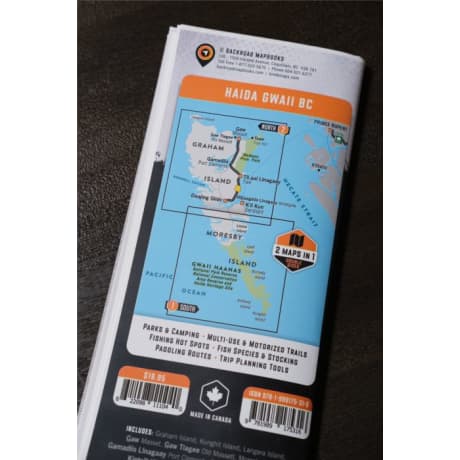 Backroad Mapbooks Haida Gwaii BC - Waterproof Recreation Map