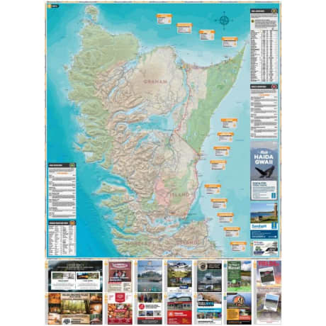 Backroad Mapbooks Haida Gwaii BC - Waterproof Recreation Map
