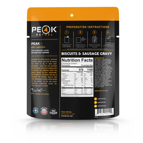 Peak Refuel® Biscuits and Sausage Gravy
