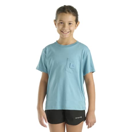 Carhartt® Girls' Short Sleeve Tonal Patch Pocket T-Shirt
