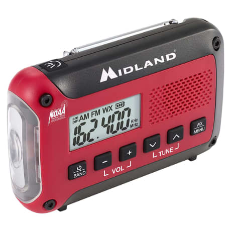 Midland® ER10VP Emergency Alert AM/FM Weather Radio