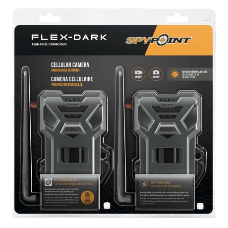 SPYPOINT FLEX-DARK Cellular Trail Camera 2-Pack