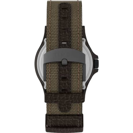 Timex® Expedition® Acadia 40mm Leather Strap Watch