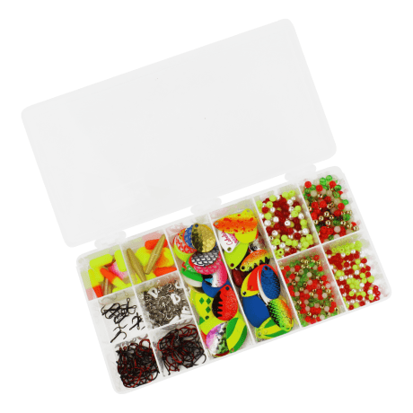 Cabela's 1,013-Piece Spinner Making Kit - Contents