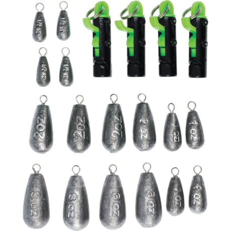 Bass Pro Shops® Advanced Angler 21-Piece Pressure-Lock Snap Weight Kit
