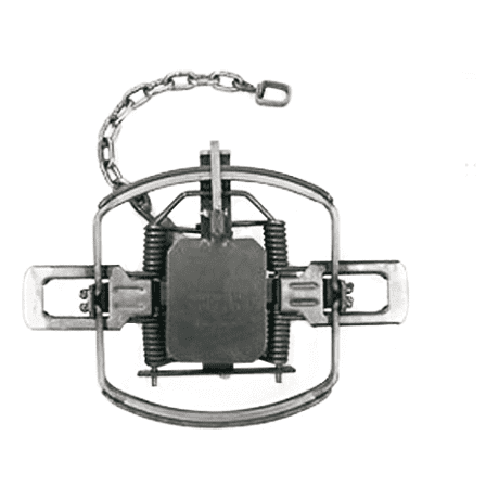 Minnesota Trapline Bridger #5 Coilspring Alaskan Offset Wolf Trap - Set Trap