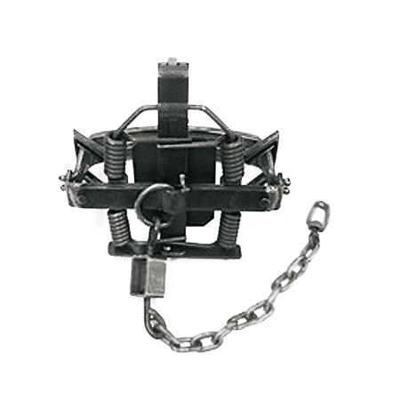 Minnesota Trapline Bridger #5 Coilspring Alaskan Offset Wolf Trap - Bottom View