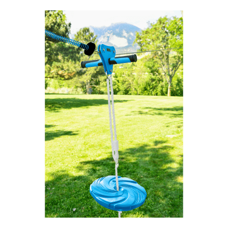 Slacker Zip Line Kits - Hawk Series - Seat and Trolley - In the Field