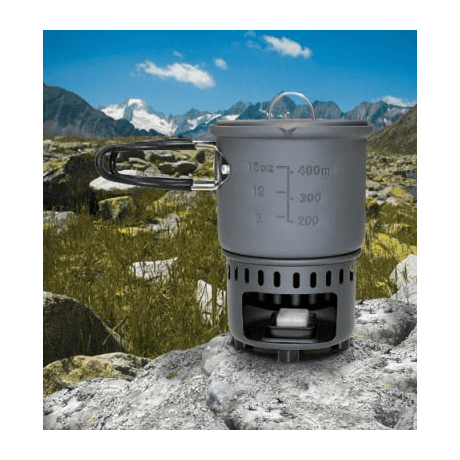 Esbit Solid Fuel Stove & Cookset - In the Field