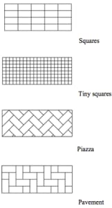 Tile patterns