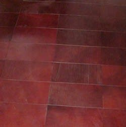 Leather floor rectangular