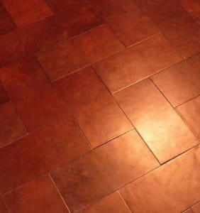 LEATHER TILES: floors and walls