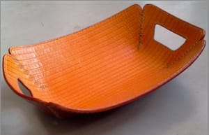 C A orange plate (Artifacts)