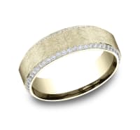 Benchmark 14K Rose Gold 2.5mm Slightly Domed Standard Comfort-Fit Wedding Band Ring Sizes 4-15