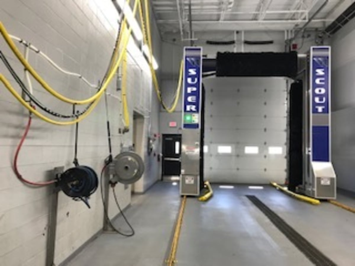 SmartWash® Super Scout automatic truck wash is ready to wash.