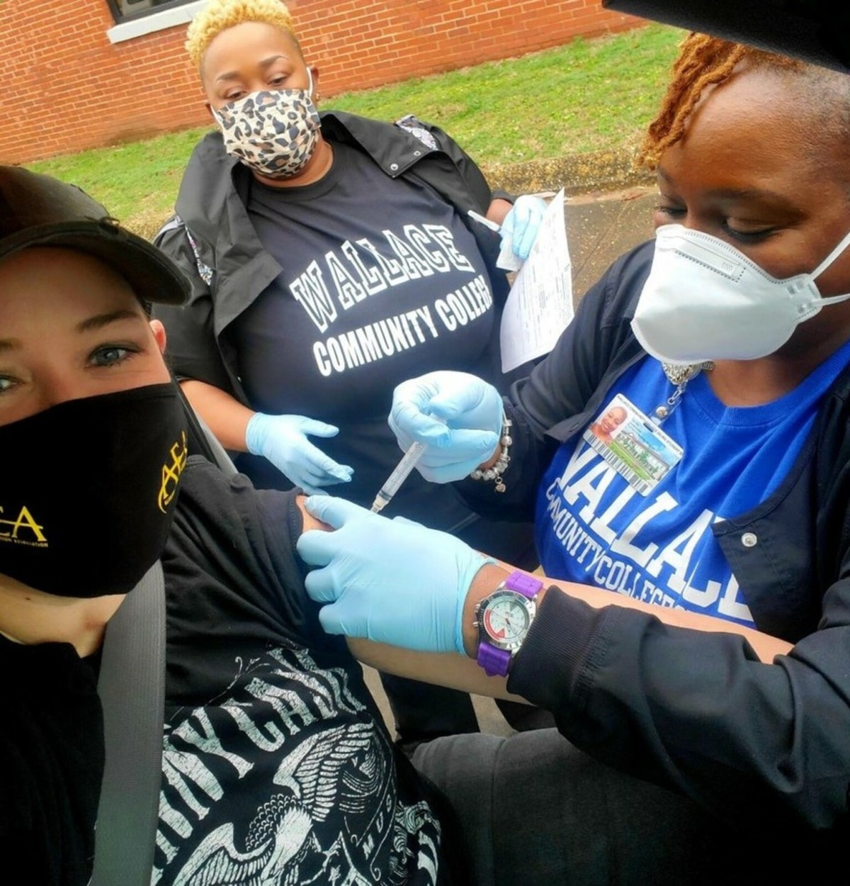 WCCS nursing students assist with vaccination efforts in Selma 