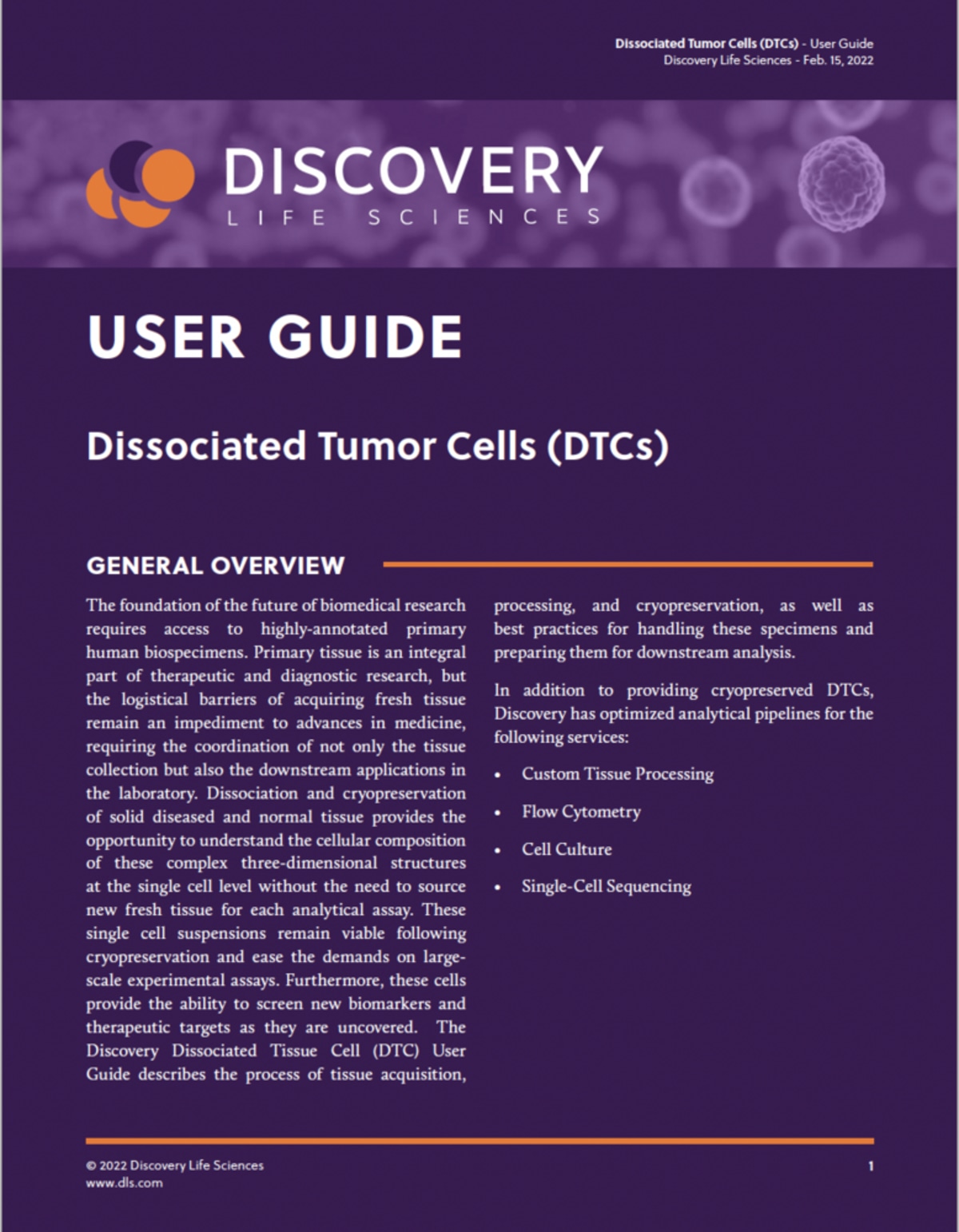 DTCs User Guide: Best Practices For Handling DTCs And Preparation For Downstream Analysis