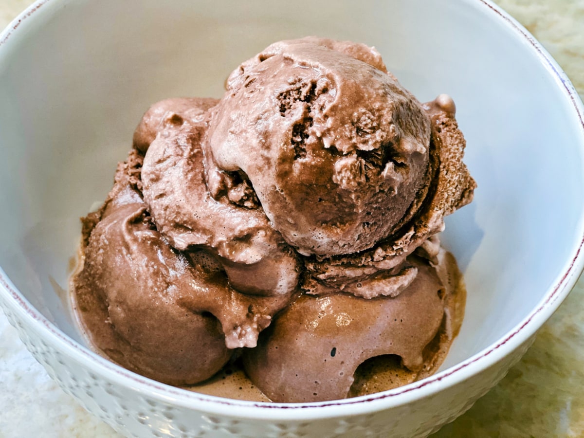 Dutch Chocolate Olive Oil Ice Cream