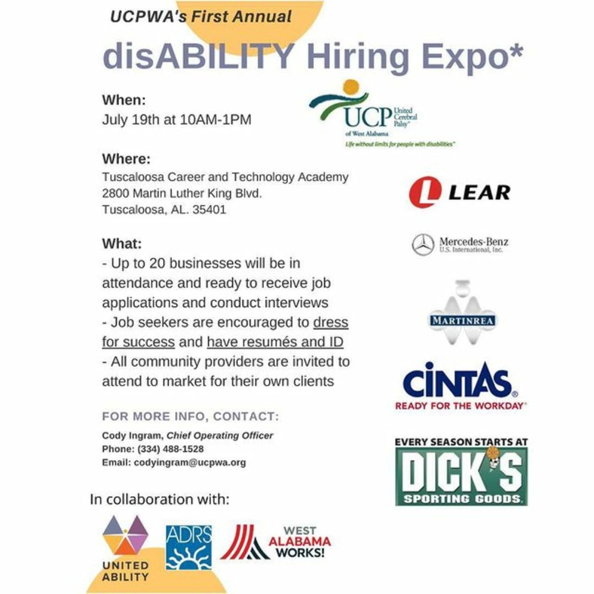 UCPWA's Inaugural DisABILITY Hiring Expo