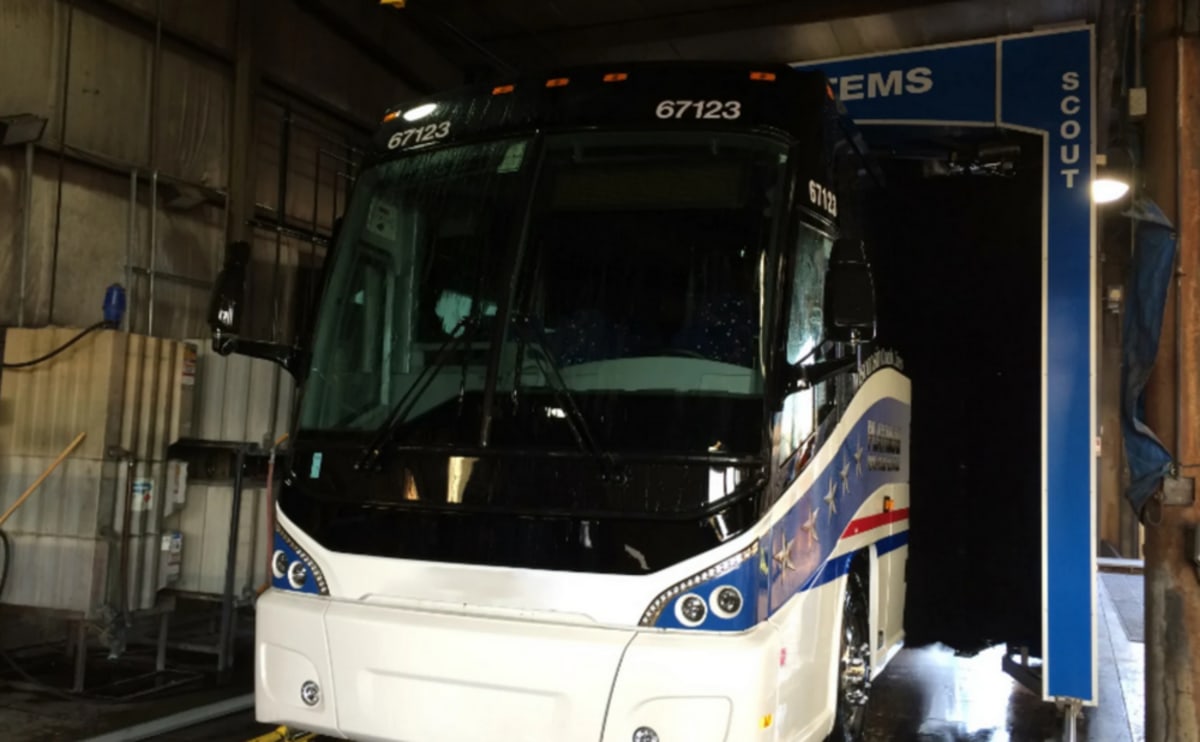 Whiting Rolls Forward With Bus Washing Systems