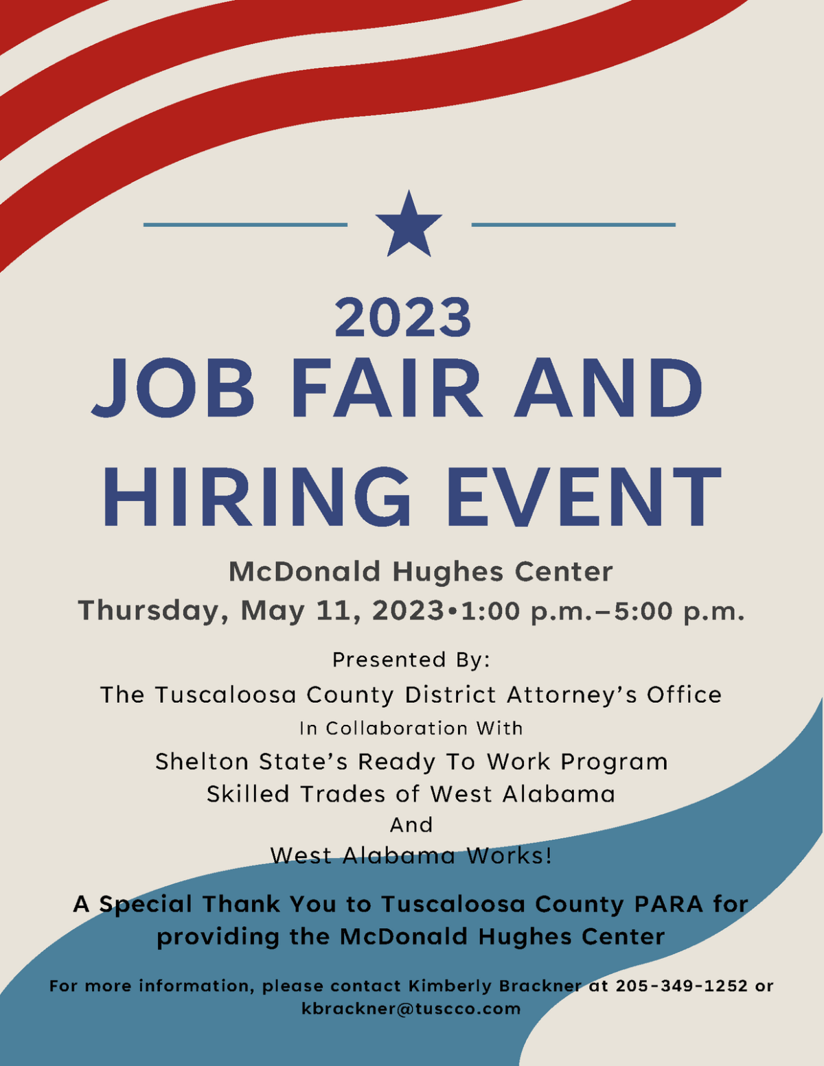 Tuscaloosa County DA’s office to host Hiring Event this week