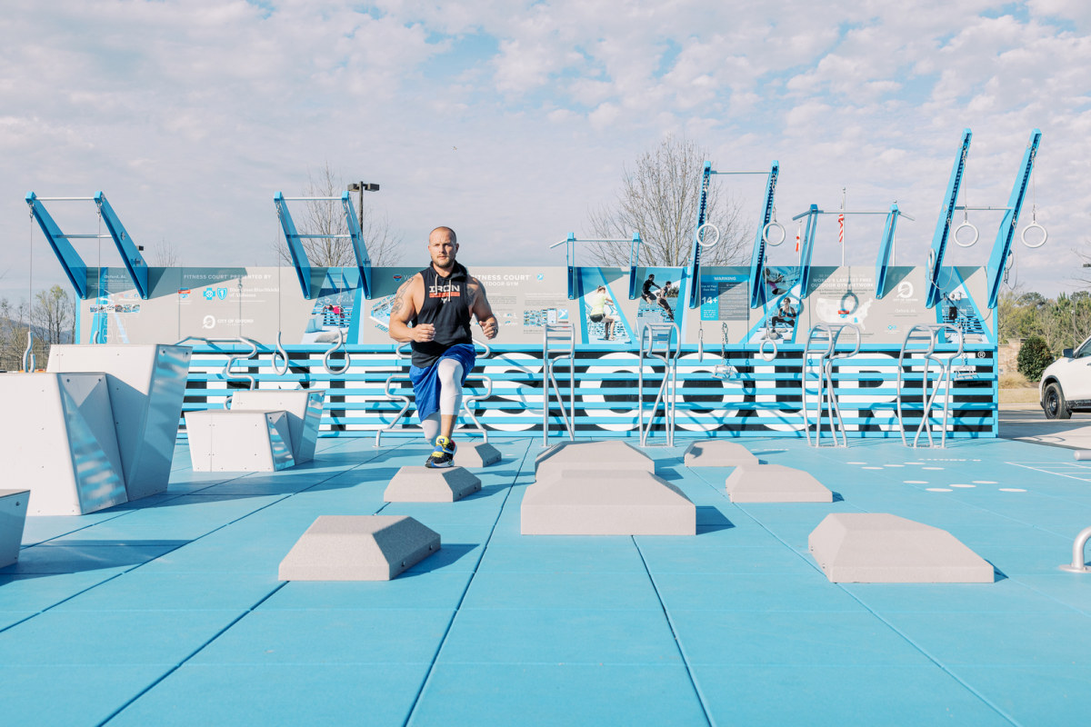 The New Fitness Court at Choccolocco Park