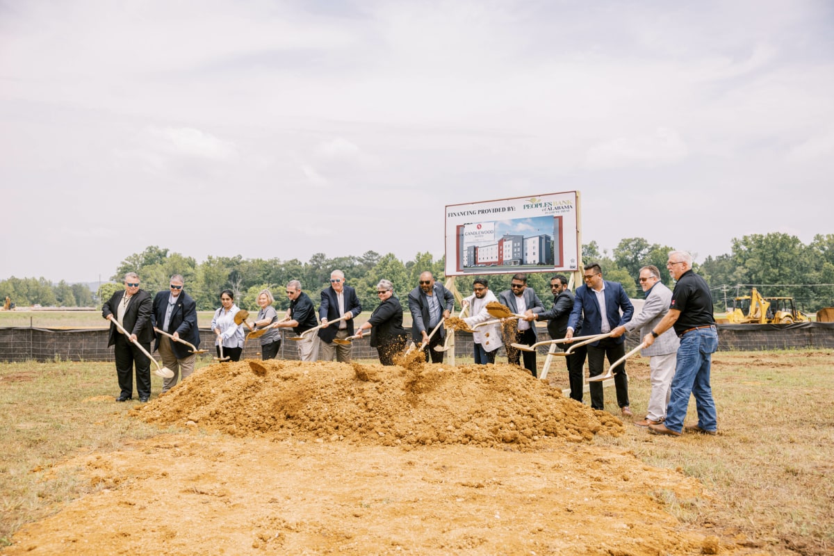 Candlewood Suites Project Breaks Ground Near Choccolocco Park