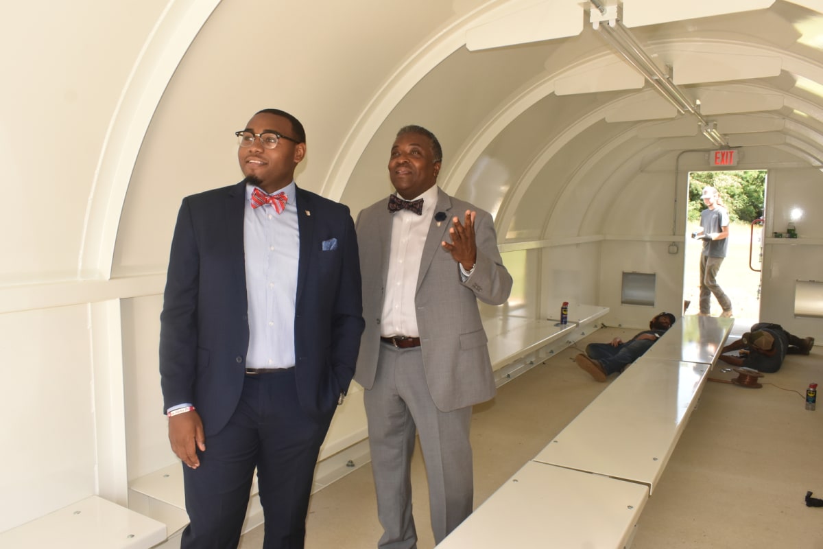 View Talladega’s new storm shelter on Thursday