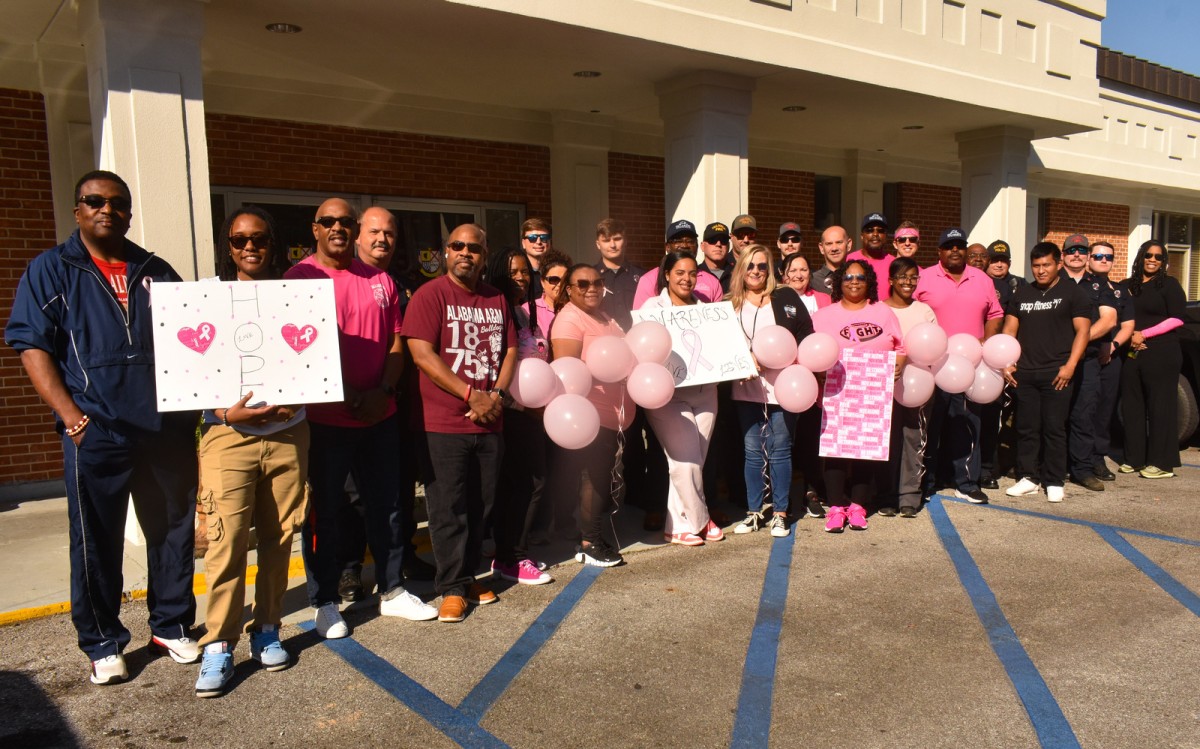 City of Talladega hosts inaugural Breast Cancer Awareness Walk for Employees