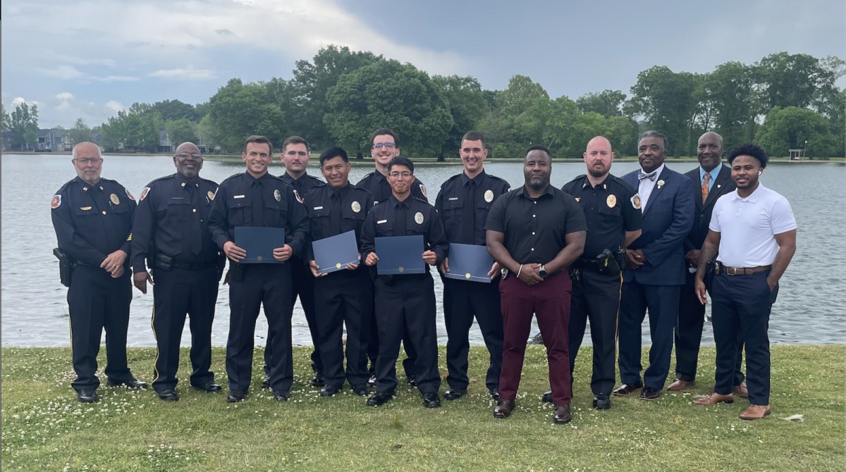 Six Talladega Police Department officers graduate from Northeast Alabama Law Enforcement Academy