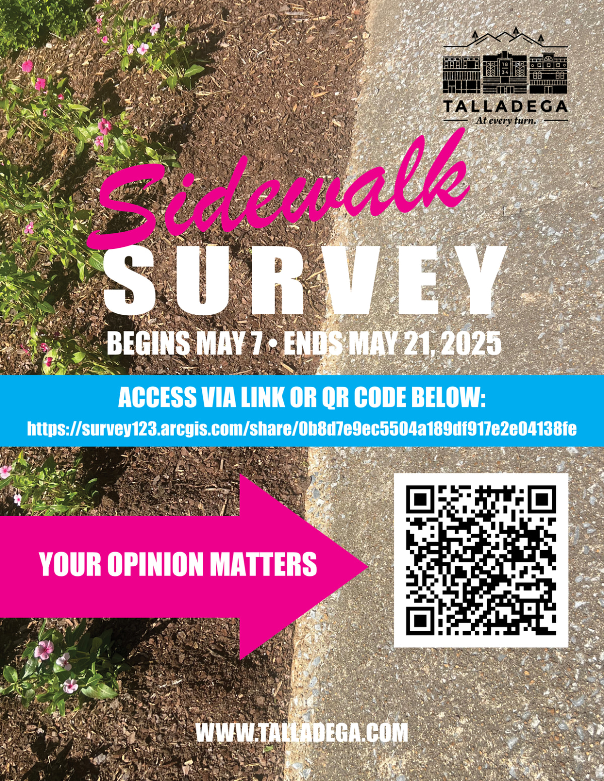 Talladega to conduct ADA Transition Plan and Sidewalk Master Plan survey