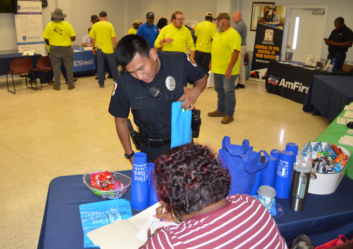 City of Talladega hosts employee benefits fair